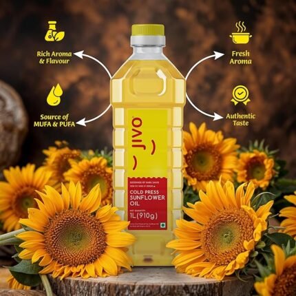Jivo Cold Pressed Chemical Free Sunflower Oil